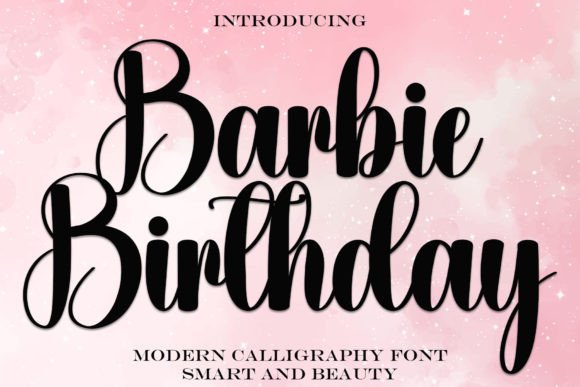 Barbie Birthday: The Trendy Font for Campaign Visuals