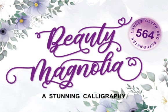 Beauty Magnolia: A Script Font for Elegant Web Design