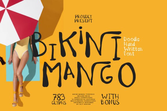Bikini Mango: A Playful Script Font for Editorial Design