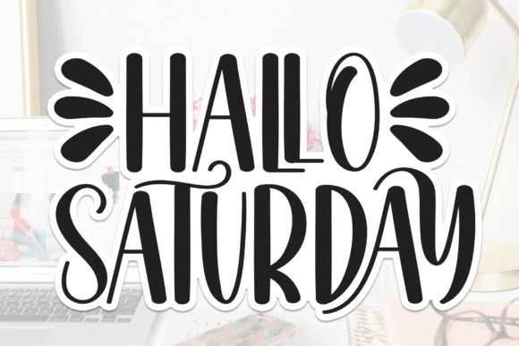 Bring Warmth to Your Brand with the Hallo Saturday Font