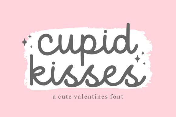 Cupid Kisses: A Handwritten Font for Makers