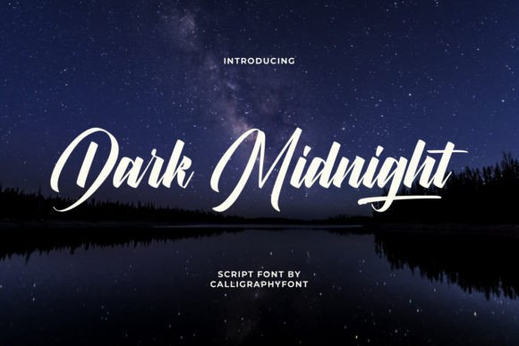 Dark Midnight: The Script Font for Scroll-Stopping Marketing