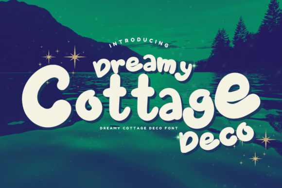 Dreamy Cottage Deco: A Handwritten Font for Cozy Editorial Design