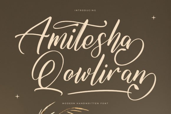 Elevate Editorial Design with the Amitesha Qowliran Typeface