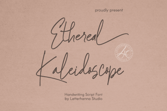 Ethereal Kaleidoscope: A Dynamic Typeface for Web Design