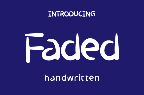 Faded: A Handwritten Typeface for Modern Web Design