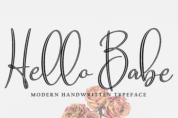 Hello Babe Font: A Handwritten Typeface for Makers