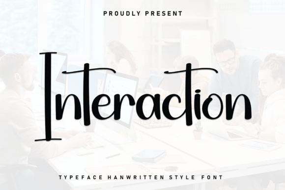 Interaction: The Handwritten Font for Crafters