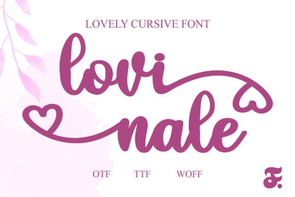 Lovinale: A Romantic Script Typeface for Branding