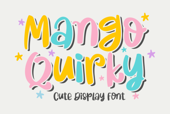 Mango Quirky: A Playful Handwritten Font for Web Design