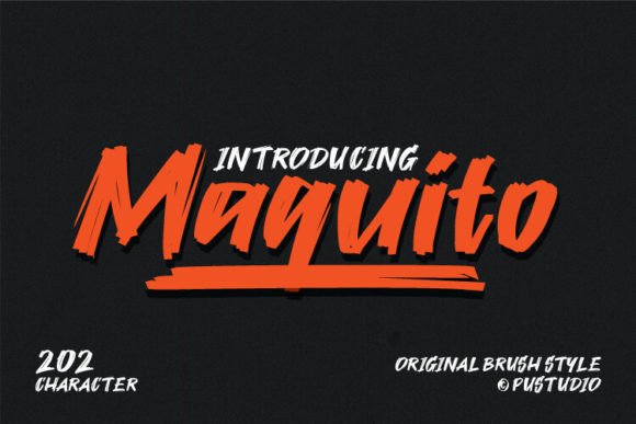 Maquito: A Bold Script Font for Modern Web Design