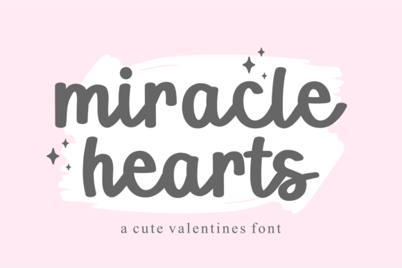 Miracle Hearts: The Perfect Handwritten Font for Crafters