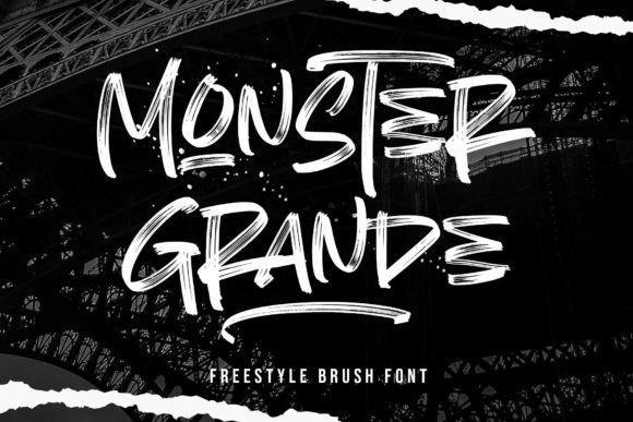 Monster Grande Font: A Bold Typeface for Small Business Branding
