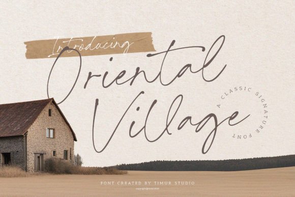 Oriental Village Font Review for Web Designers