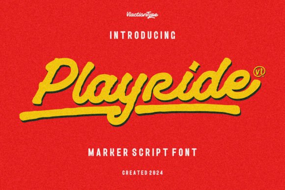 Playride Vintage Script Font Review for Web Design