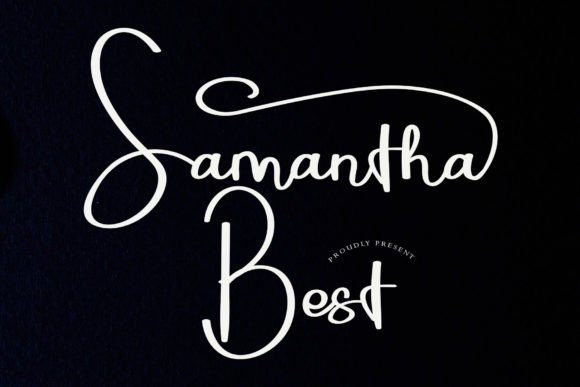 Samantha Best: A Handwritten Font for Makers