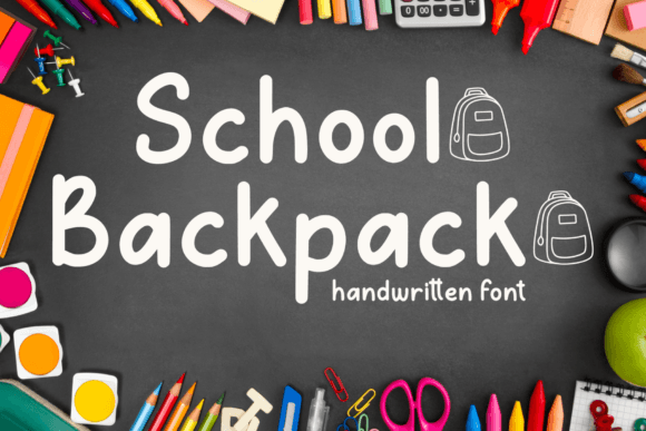 School Backpack Font: The Handwritten Typeface for Scroll-Stopping Marketing