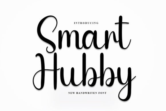 Smart Hubby: A Refined Handwritten Typeface for Editorial Design