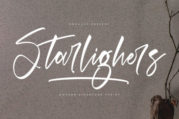 Starlighers: An Elegant Script Typeface for Editorial Design