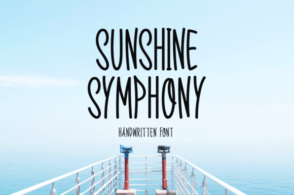 Sunshine Symphony: A Charming Handwritten Typeface for Makers