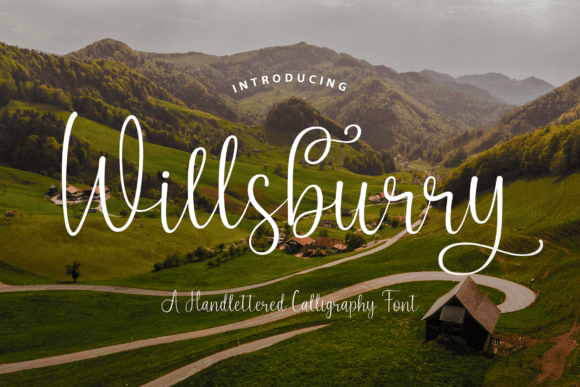 Willsburry: A Modern Script Typeface for Editorial Elegance